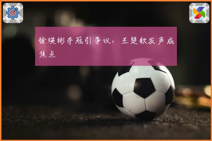 徐瑛彬夺冠引争议，王楚钦发声成焦点